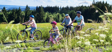 Familien-Radtour im Frankenwald